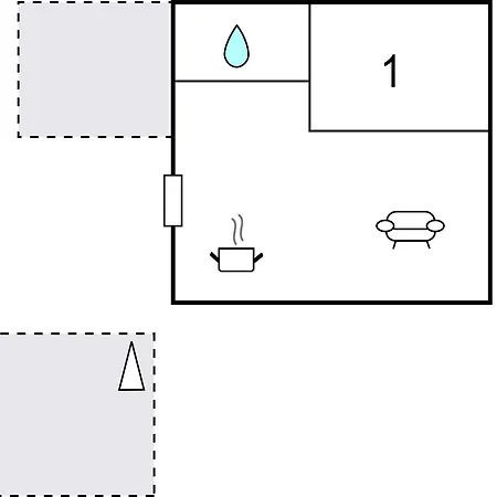 Apartmán 1 Bedroom Pet Friendly In